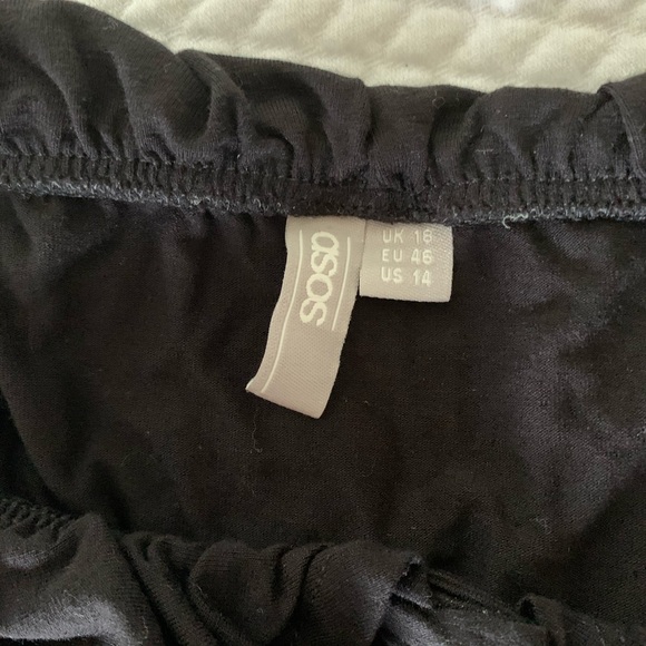 ASOS Button Front Midi w/Ruffle Top • 14 - Picture 5 of 7